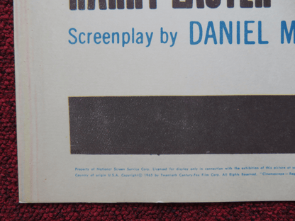 CONVICT STAGE US HALF SHEET (22"x 28") POSTER HARRY LAUTER DONALD BARRY 1965 Movie posters