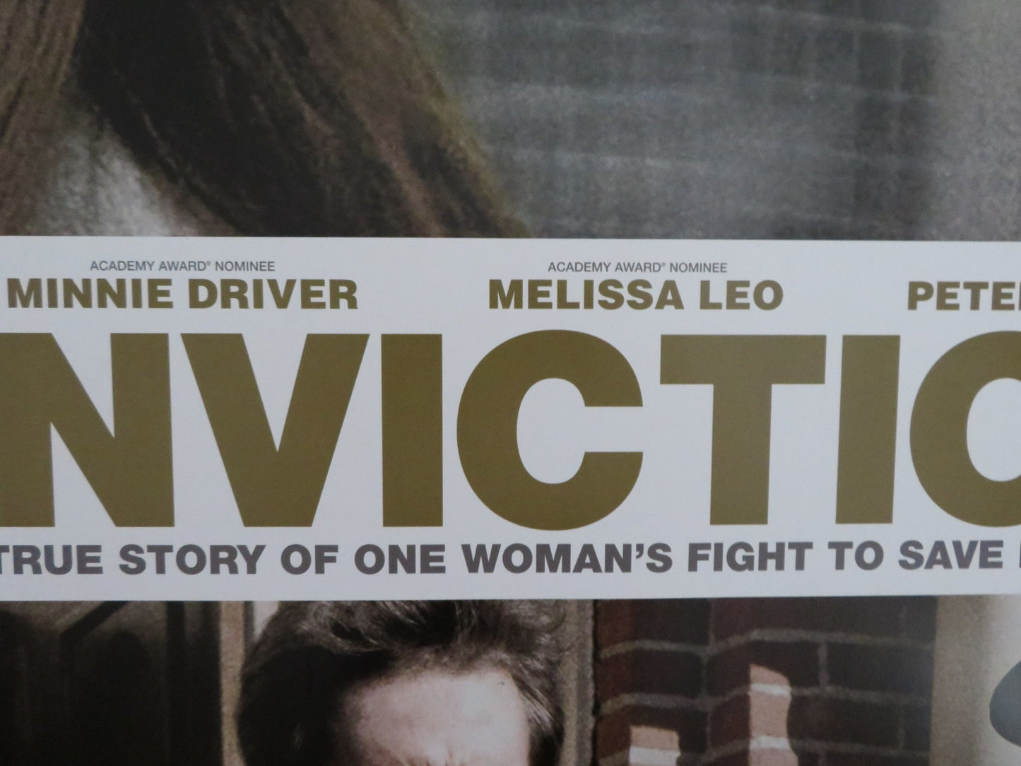 CONVICTION UK QUAD (30"x 40") ROLLED POSTER HILARY SWANK SAM ROCKWELL 2010 Rendezvous Cinema Movie posters