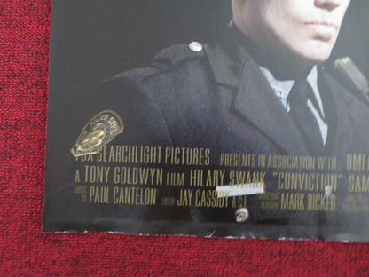 CONVICTION UK QUAD (30"x 40") ROLLED POSTER HILARY SWANK SAM ROCKWELL 2010 Rendezvous Cinema Movie posters