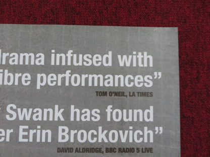 CONVICTION UK QUAD (30"x 40") ROLLED POSTER HILARY SWANK SAM ROCKWELL 2010 Rendezvous Cinema Movie posters