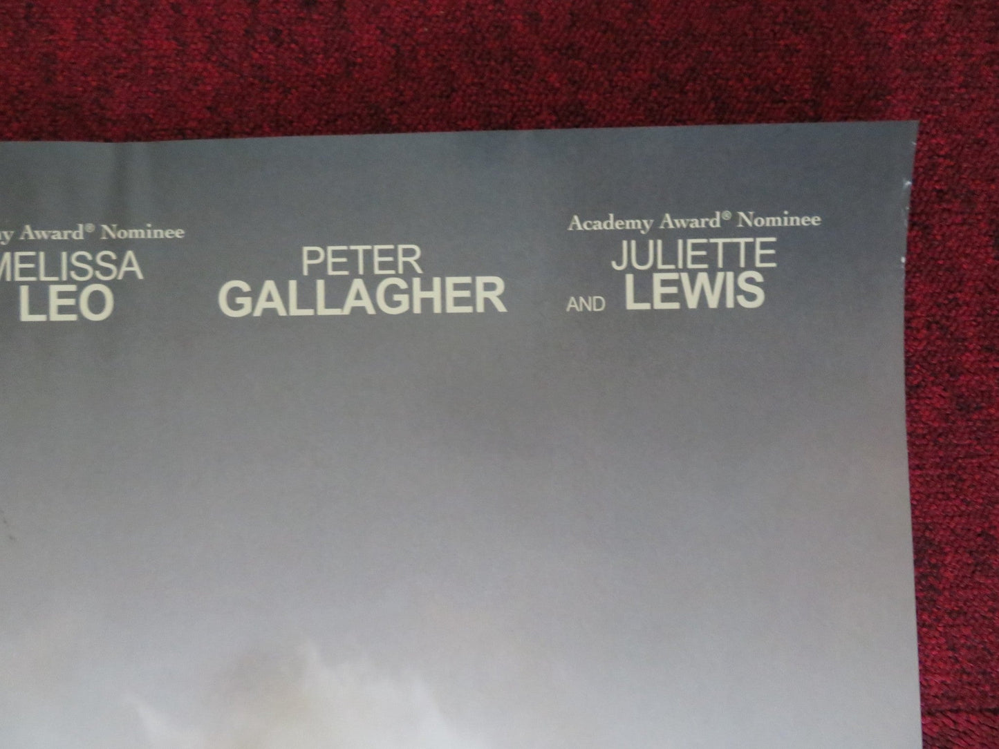 CONVICTION US ONE SHEET ROLLED POSTER HILARY SWANK SAM ROCKWELL 2010 Rendezvous Cinema Movie posters