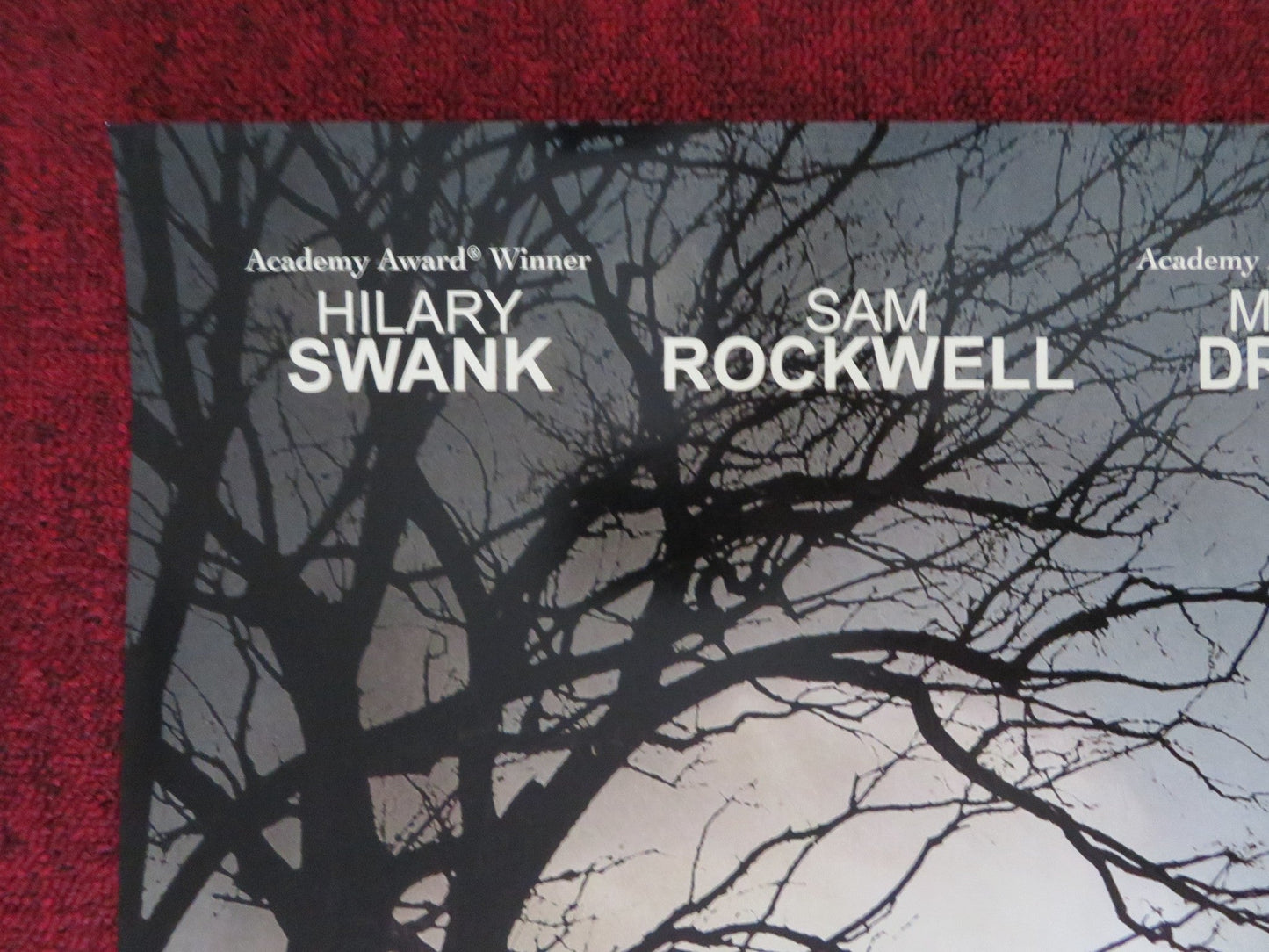 CONVICTION US ONE SHEET ROLLED POSTER HILARY SWANK SAM ROCKWELL 2010 Rendezvous Cinema Movie posters