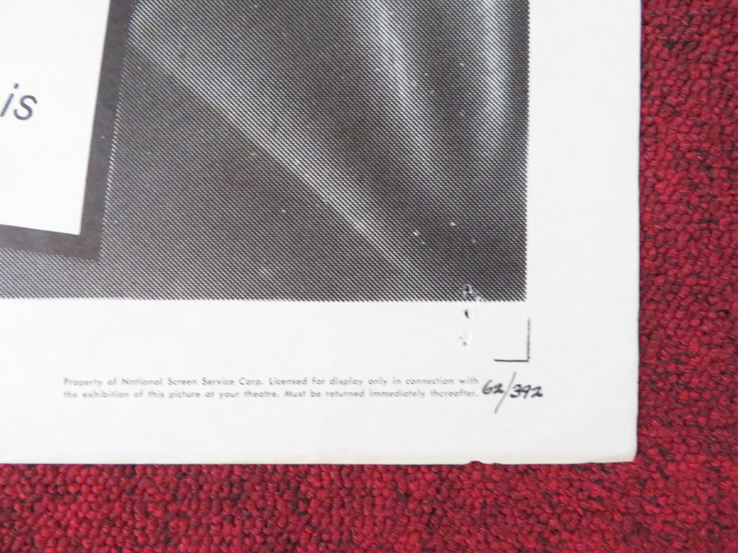 CONVICTS 4 FOLDED US ONE SHEET POSTER BEN GAZZARA STUART WHITMAN 1962 Rendezvous Cinema Movie posters