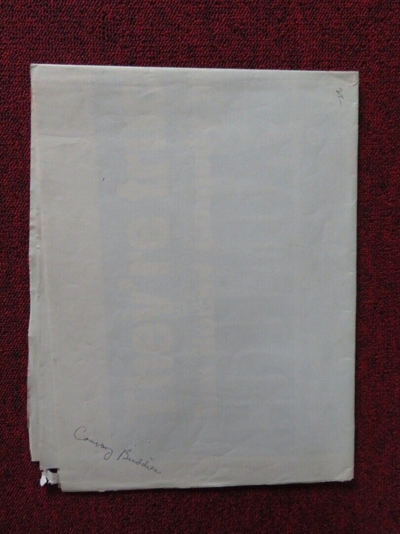 CONVOY BUDDIES FOLDED US ONE SHEET POSTER TERRENCE HALL BOB SPENCER 1977 Movie posters