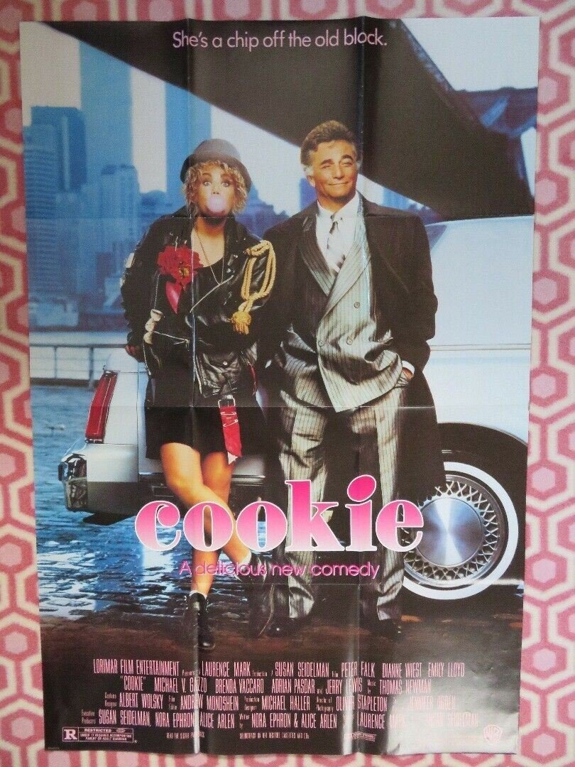 COOKIE US ONE SHEET POSTER PETER FALK DIANNE WIEST 1989 Movie posters