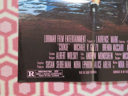 COOKIE US ONE SHEET POSTER PETER FALK DIANNE WIEST 1989 Movie posters