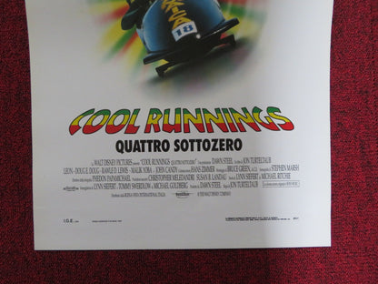 COOL RUNNINGS ITALIAN LOCANDINA POSTER JOHN CANDY DOUG E. DOUG 1993 Rendezvous Cinema Movie posters