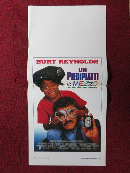 COP & 1/2 ITALIAN LOCANDINA (27.5"x13") POSTER BERT REYNOLDS RAY SHARKEY 1993 Movie posters