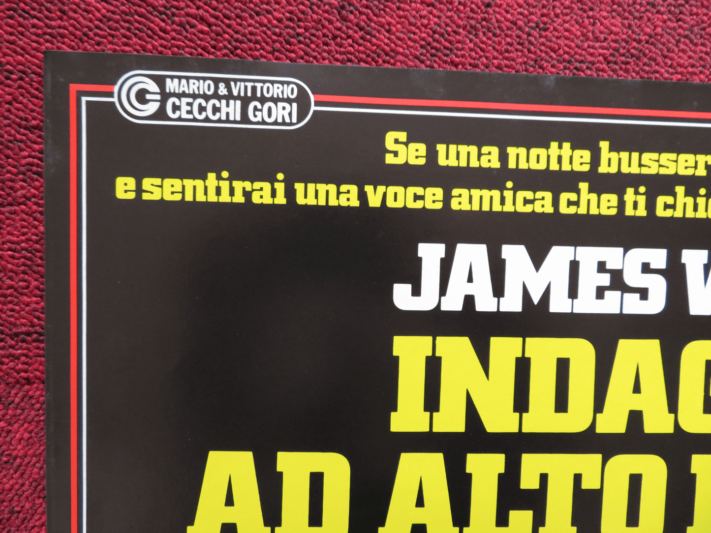 COP - A ITALIAN FOTOBUSTA POSTER JAMES WOODS LESLEY ANN WARREN 1988 Rendezvous Cinema Movie posters