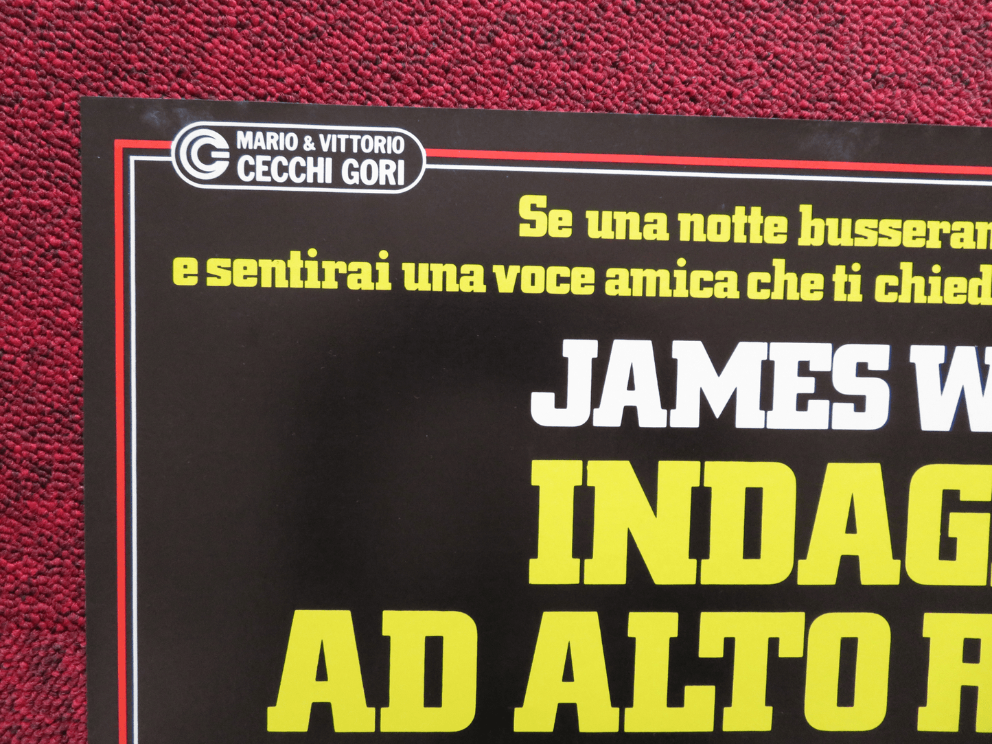 COP - B ITALIAN FOTOBUSTA POSTER JAMES WOODS LESLEY ANN WARREN 1988 Rendezvous Cinema Movie posters