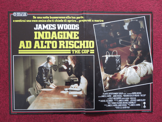 COP - D ITALIAN FOTOBUSTA POSTER JAMES WOODS LESLEY ANN WARREN 1988 Rendezvous Cinema Movie posters