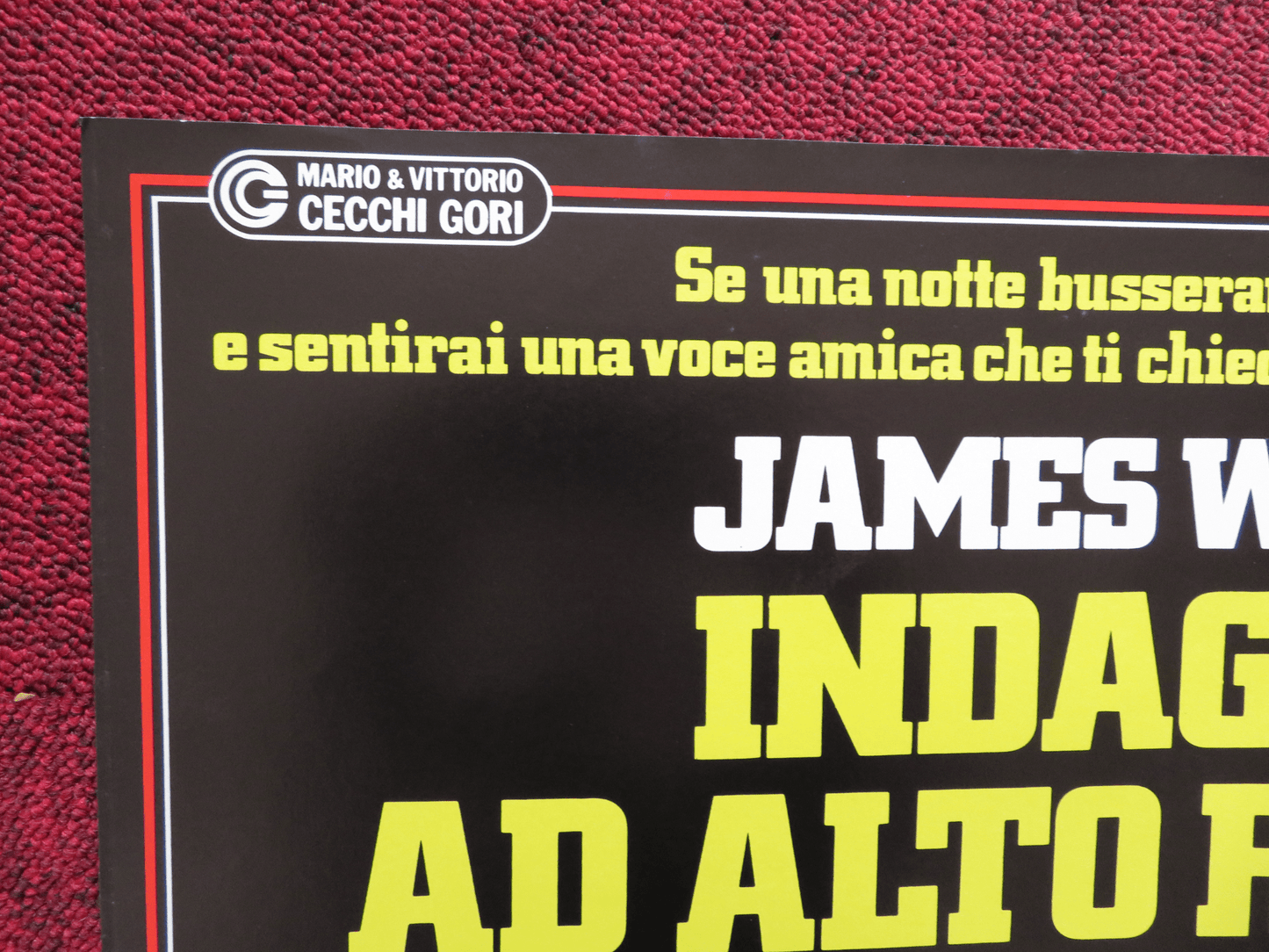 COP - D ITALIAN FOTOBUSTA POSTER JAMES WOODS LESLEY ANN WARREN 1988 Rendezvous Cinema Movie posters