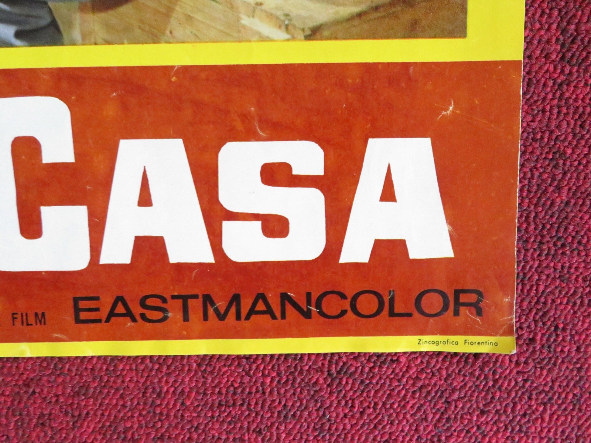 COP - OUT - A ITALIAN FOTOBUSTA POSTER JAMES MASON GERALDINE CHAPLIN 1967 Rendezvous Cinema Movie posters