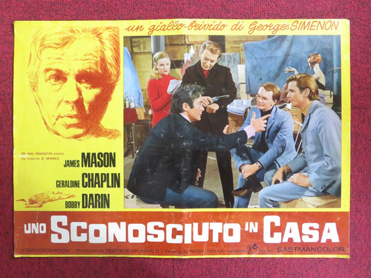 COP - OUT - A ITALIAN FOTOBUSTA POSTER JAMES MASON GERALDINE CHAPLIN 1967 Rendezvous Cinema Movie posters
