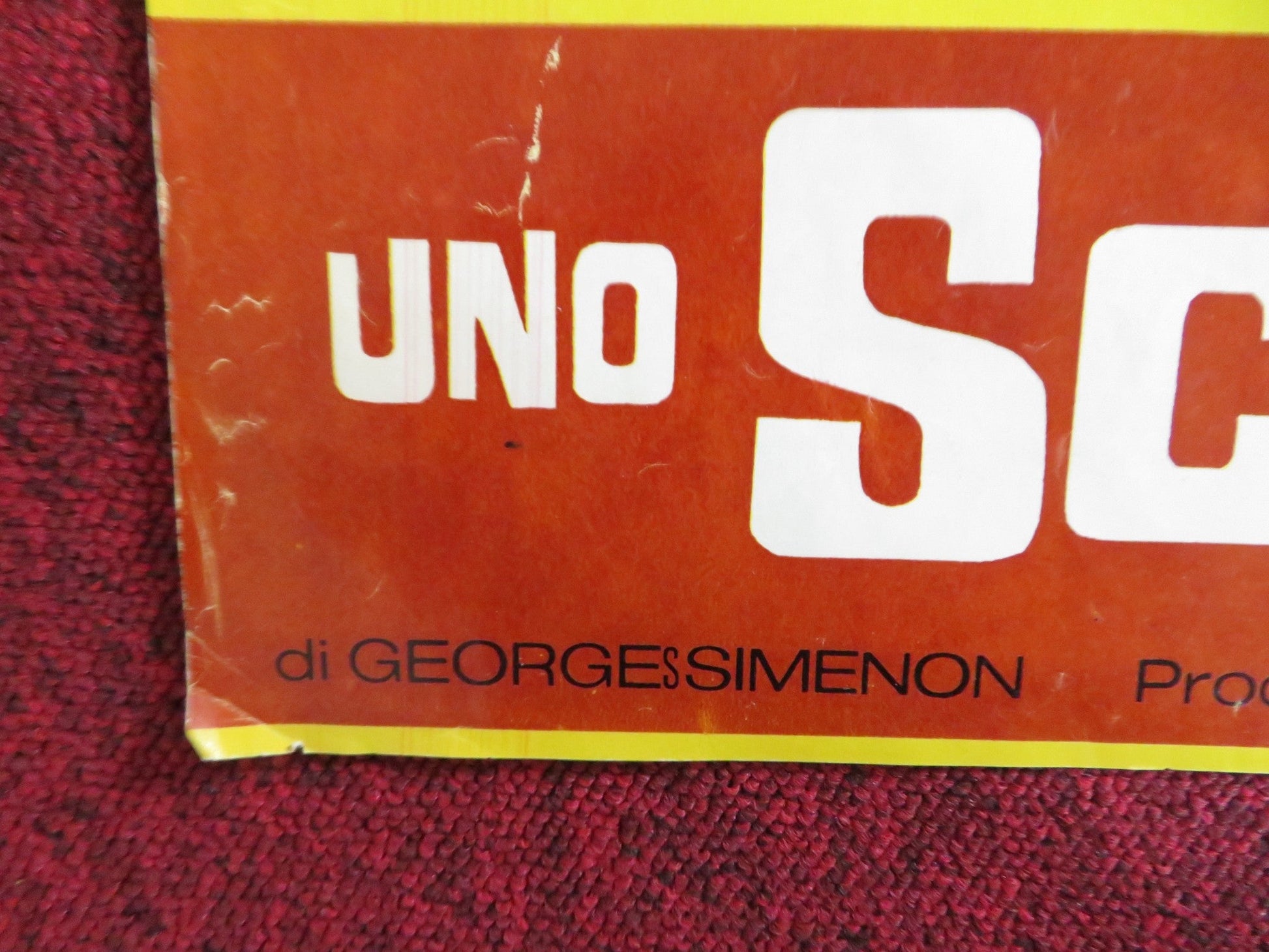 COP - OUT - A ITALIAN FOTOBUSTA POSTER JAMES MASON GERALDINE CHAPLIN 1967 Rendezvous Cinema Movie posters