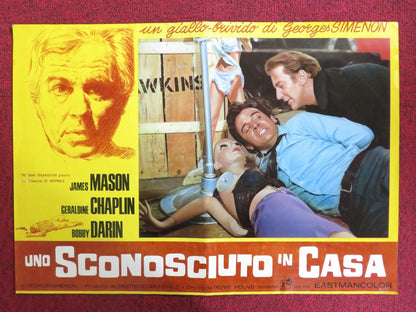 COP - OUT - B ITALIAN FOTOBUSTA POSTER JAMES MASON GERALDINE CHAPLIN 1967 Rendezvous Cinema Movie posters