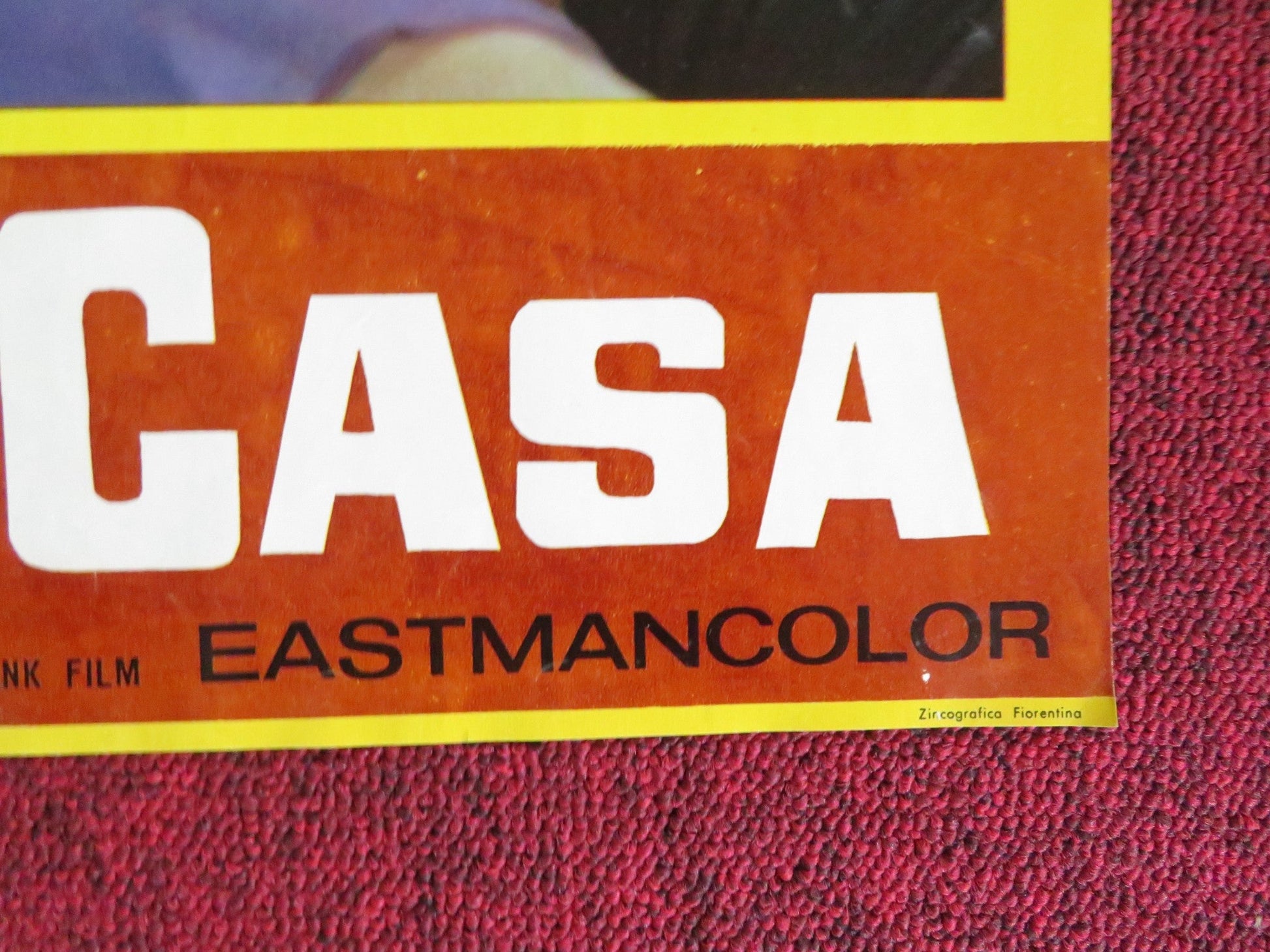 COP - OUT - B ITALIAN FOTOBUSTA POSTER JAMES MASON GERALDINE CHAPLIN 1967 Rendezvous Cinema Movie posters