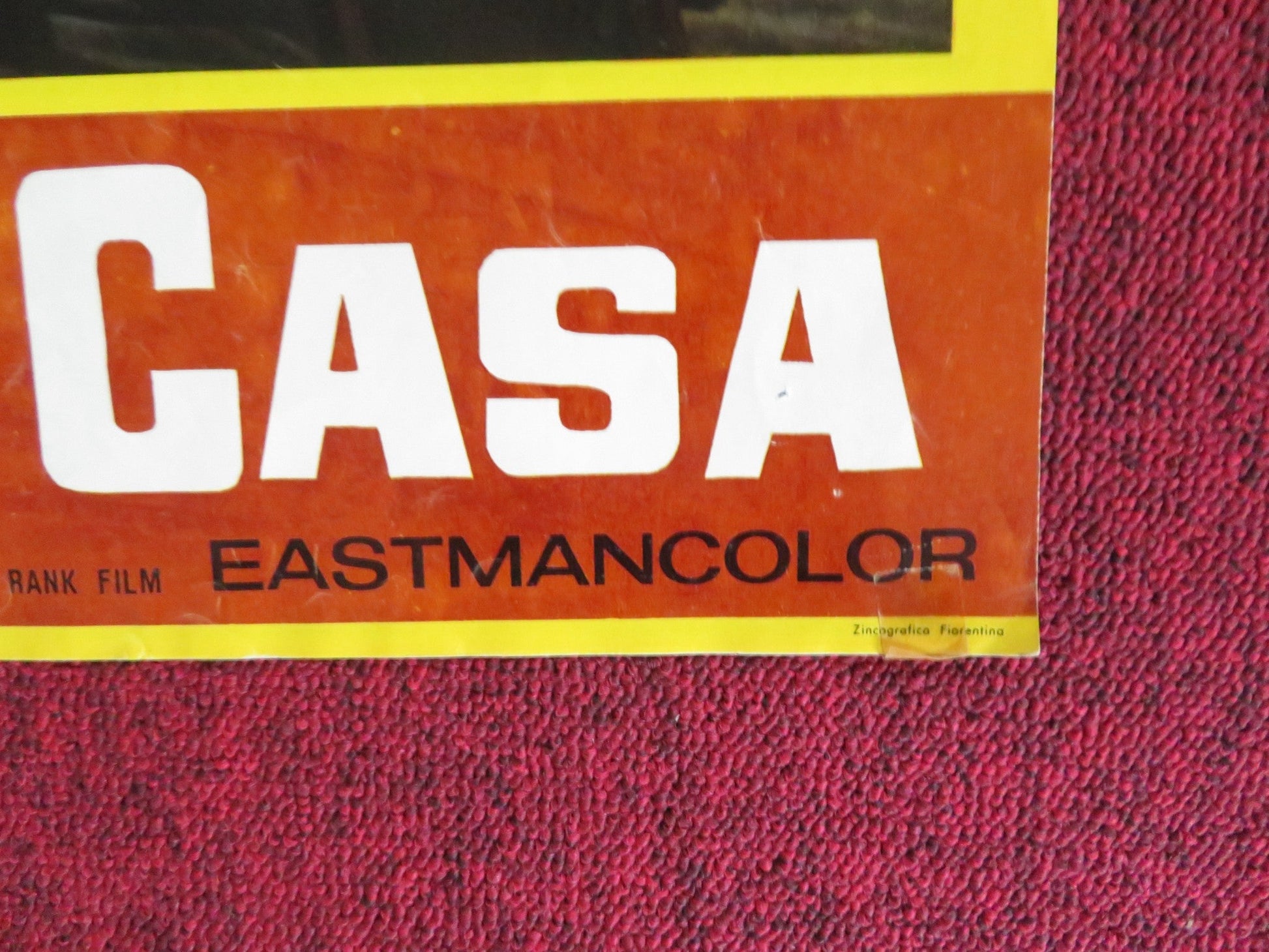 COP - OUT - C ITALIAN FOTOBUSTA POSTER JAMES MASON GERALDINE CHAPLIN 1967 Rendezvous Cinema Movie posters