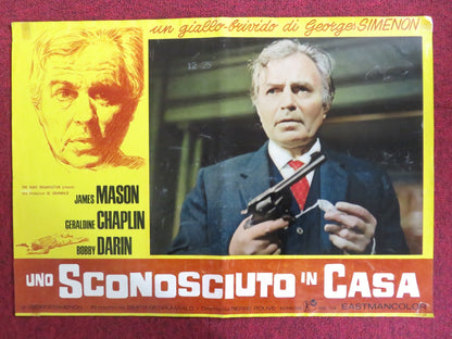COP - OUT - D ITALIAN FOTOBUSTA POSTER JAMES MASON GERALDINE CHAPLIN 1967 Rendezvous Cinema Movie posters
