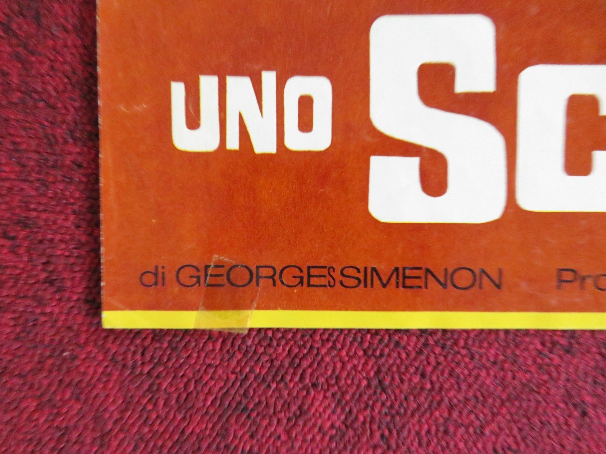 COP - OUT - D ITALIAN FOTOBUSTA POSTER JAMES MASON GERALDINE CHAPLIN 1967 Rendezvous Cinema Movie posters