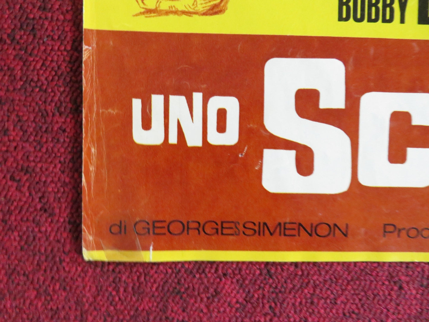 COP - OUT - E ITALIAN FOTOBUSTA POSTER JAMES MASON GERALDINE CHAPLIN 1967 Rendezvous Cinema Movie posters