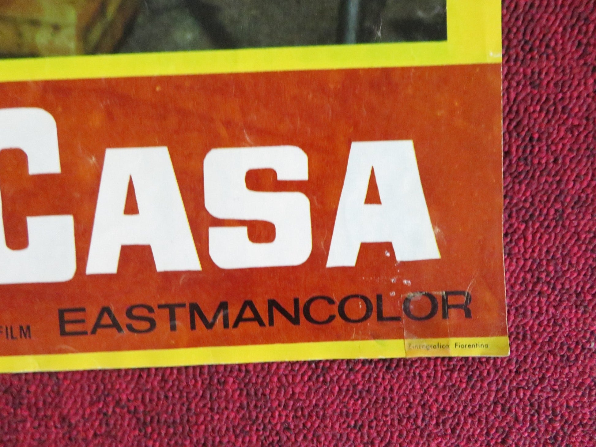 COP - OUT - E ITALIAN FOTOBUSTA POSTER JAMES MASON GERALDINE CHAPLIN 1967 Rendezvous Cinema Movie posters