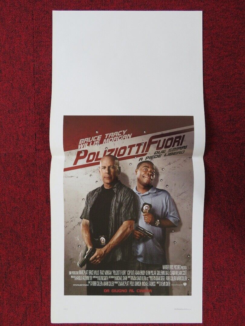 COP OUT ITALIAN LOCANDINA (27.5"x13") POSTER BRUCE WILLIS TRACY MORGAN 2004 Movie posters