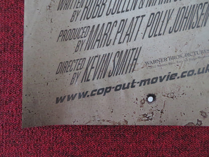 COP OUT UK QUAD (30"x 40") ROLLED POSTER BRUCE WILLIS TRACY MORGAN 2010 Rendezvous Cinema Movie posters