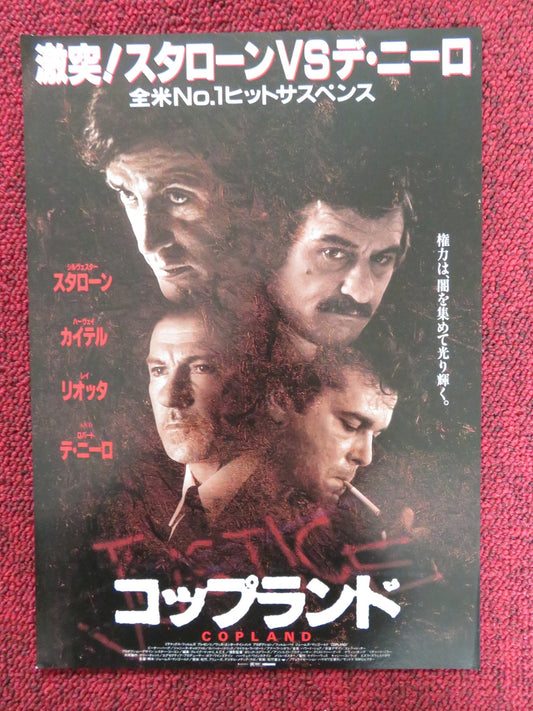 COPLAND - b JAPANESE CHIRASHI (B5) POSTER ROBERT DE NIRO SYLVESTER STALLONE 1997 Rendezvous Cinema Movie posters