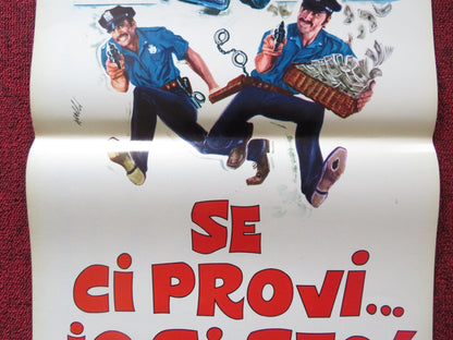 COPS AND ROBBERS ITALIAN LOCANDINA POSTER CLIFF GORMAN JOSEPH BOLOGNA 1973 Rendezvous Cinema Movie posters