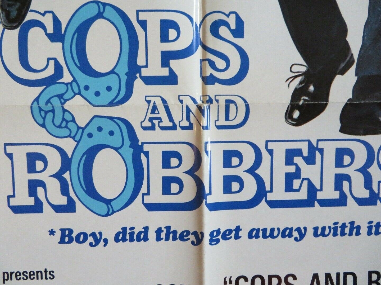 COPS AND ROBBERS US ONE SHEET POSTER CLIFF GORMAN JOSEPH BOLOGNA 1973 Movie posters
