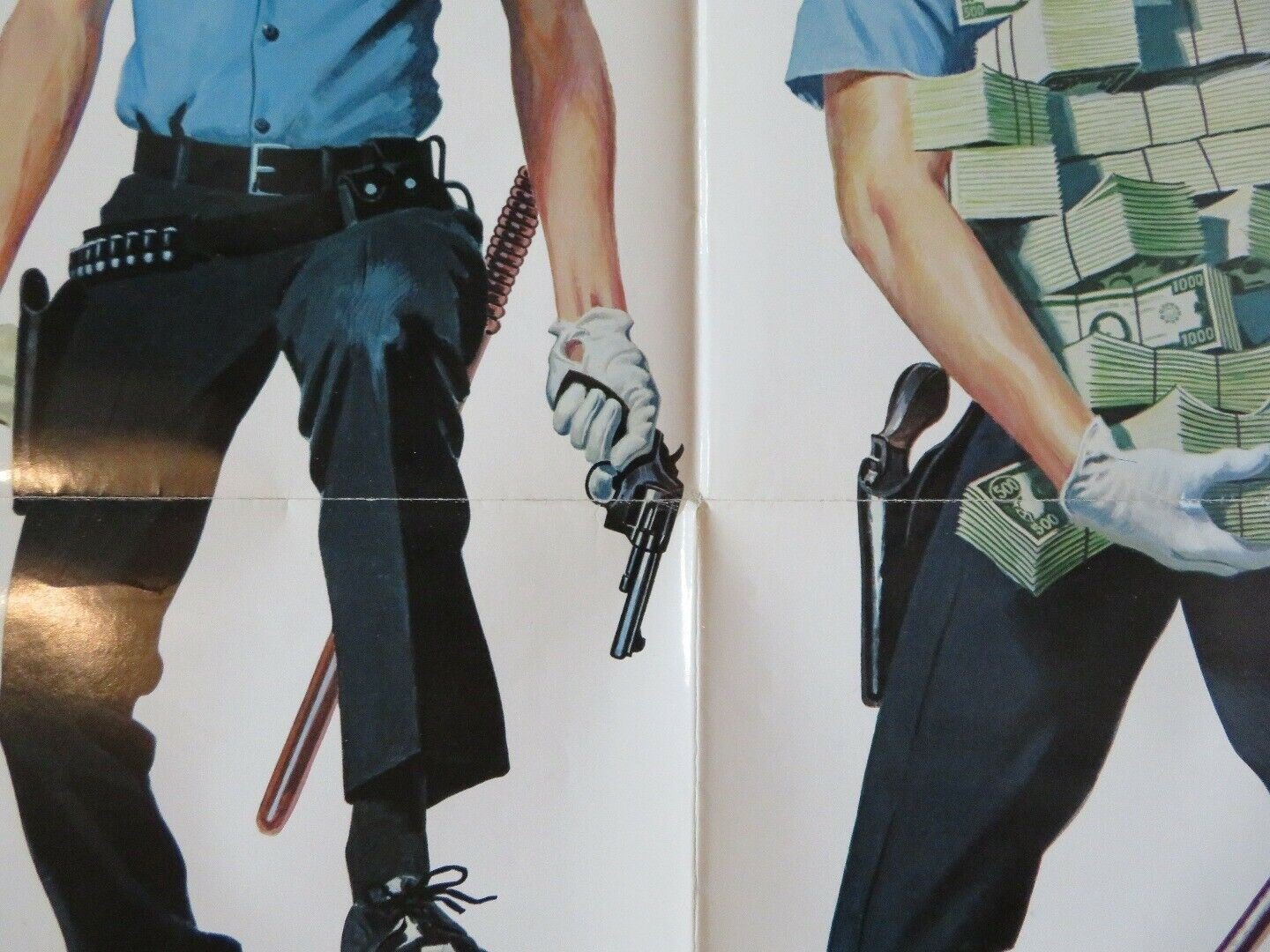 COPS AND ROBBERS US ONE SHEET POSTER CLIFF GORMAN JOSEPH BOLOGNA 1973 Movie posters