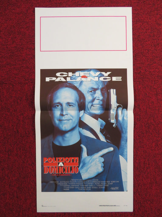 COPS AND ROBBERSONS ITALIAN LOCANDINA POSTER CHEVY CHASE AND JACK PALANCE 1994 Rendezvous Cinema Movie posters