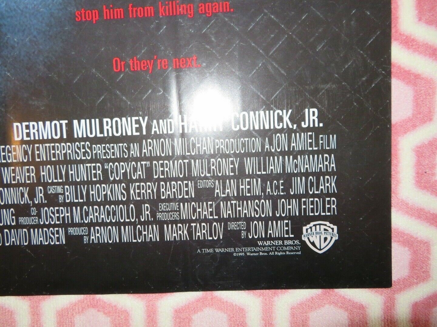 COPY CAT US ONE SHEET POSTER HOLLY HUNTER SIGOURNEY WEAVER 1995 Movie posters