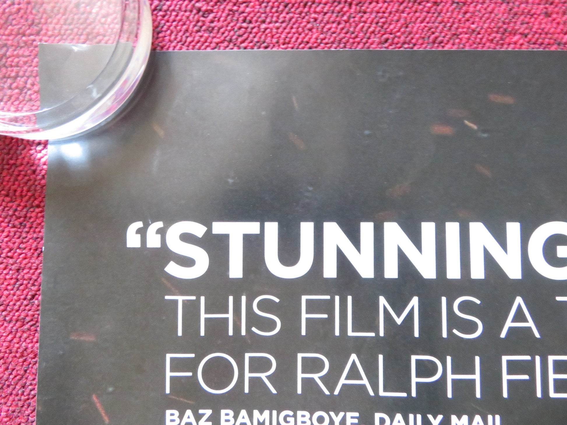 CORIOLANUS UK QUAD (30"x 40") ROLLED POSTER GERARD BUTLER RALPH FIENNES 2011 Rendezvous Cinema Movie posters