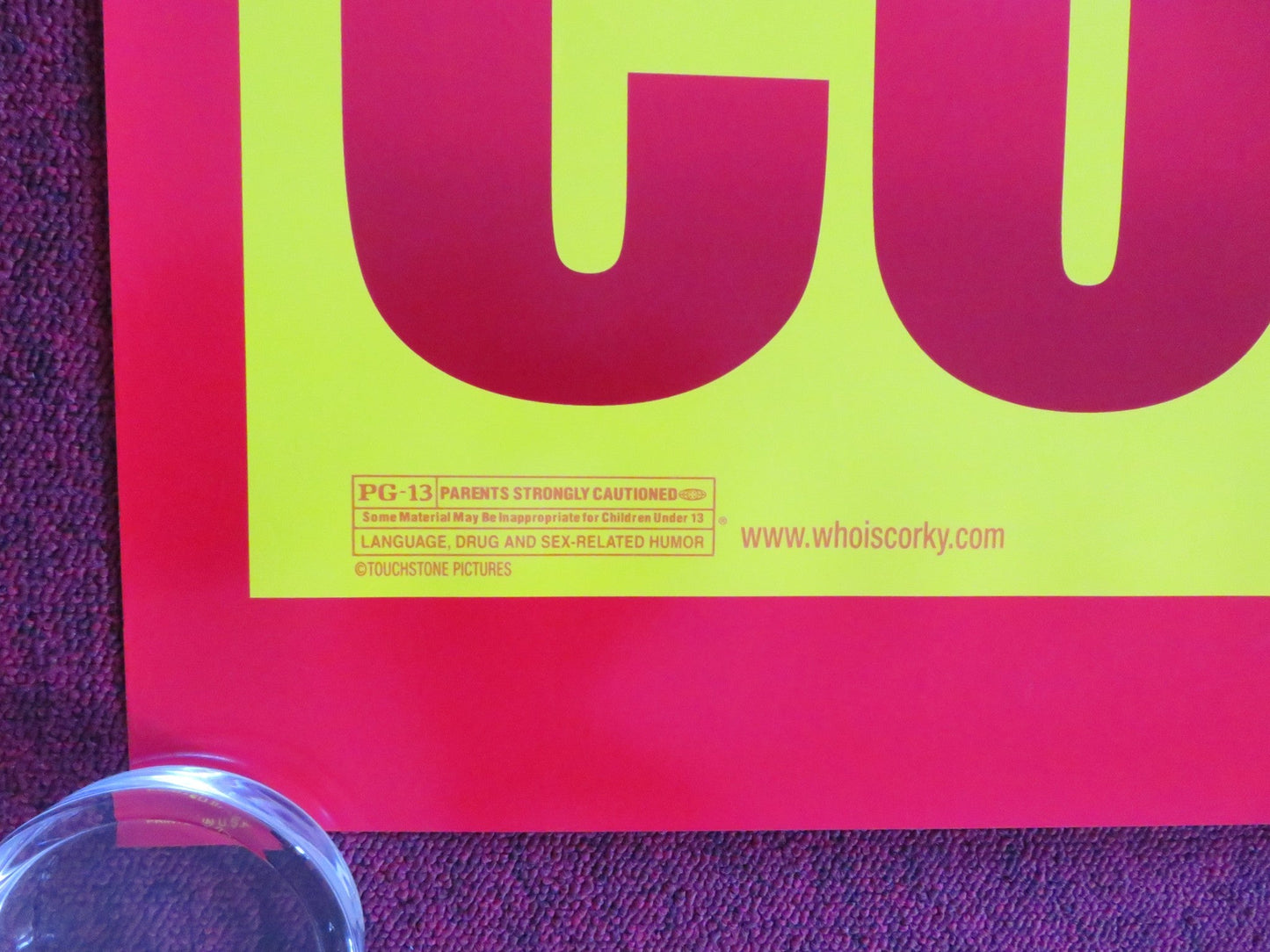 CORKY ROMANO US ONE SHEET ROLLED POSTER CHRIS KATTAN VINESSA SHAW 2001 Rendezvous Cinema Movie posters