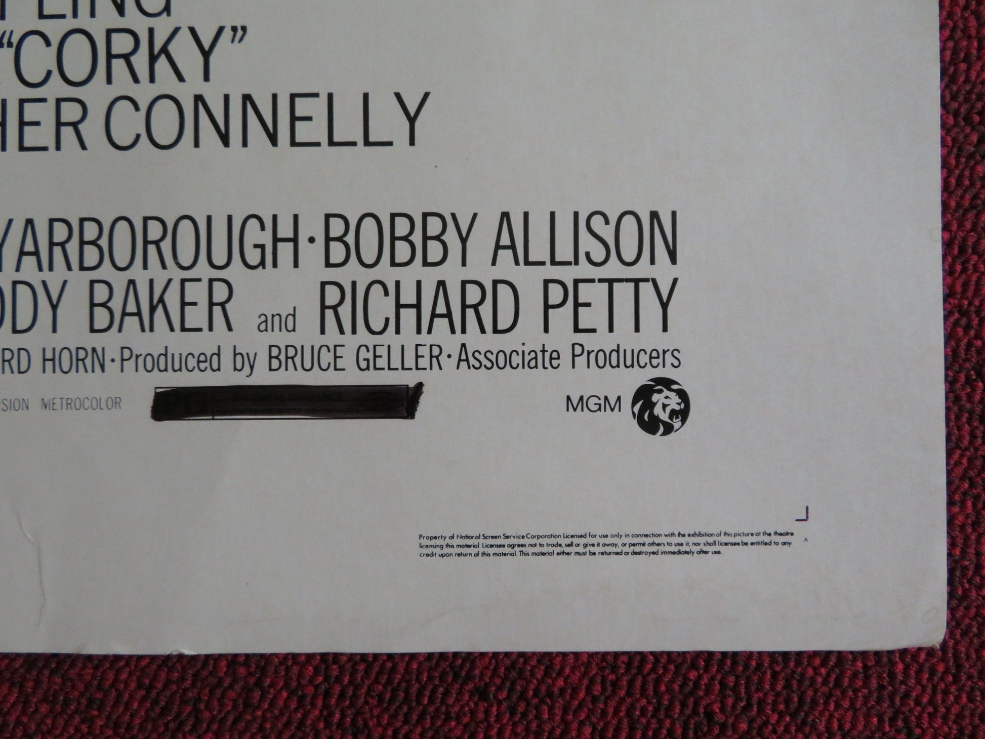 CORKY US HALF SHEET (22"x 28") POSTER ROBERT BLAKE CHARLOTTE RAMPLING 1972 Rendezvous Cinema Movie posters