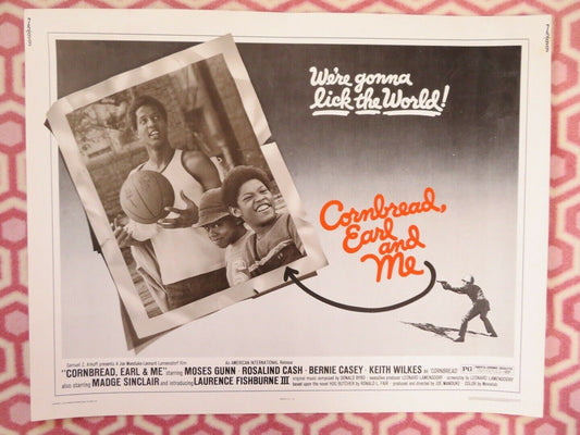CORNBREAD, EARL & ME US HALF SHEET (22"x 28") POSTER MOSES GUNN R CASH 1975 Movie posters