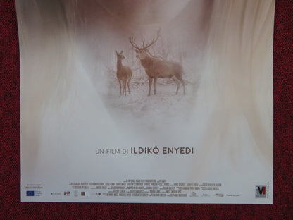 CORPO E ANIMA ITALIAN LOCANDINA POSTER ALEXANDRA BORBELY GEZA MORCSANYI 2017 Rendezvous Cinema Movie posters