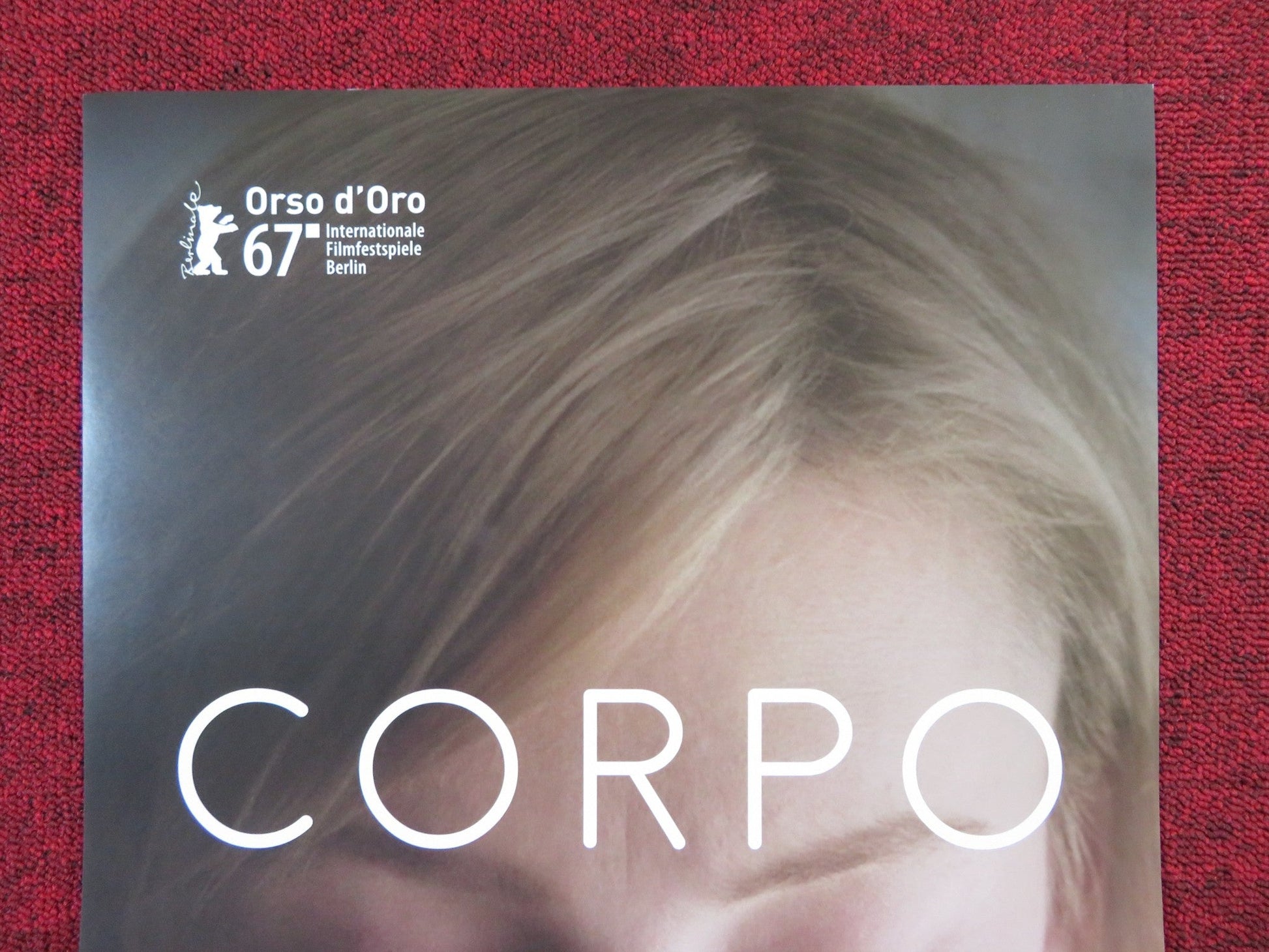 CORPO E ANIMA ITALIAN LOCANDINA POSTER ALEXANDRA BORBELY GEZA MORCSANYI 2017 Rendezvous Cinema Movie posters