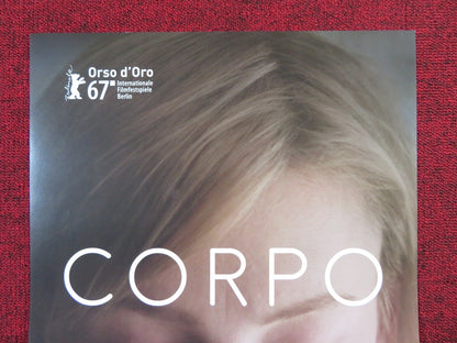 CORPO E ANIMA ITALIAN LOCANDINA POSTER ALEXANDRA BORBELY GEZA MORCSANYI 2017 Rendezvous Cinema Movie posters