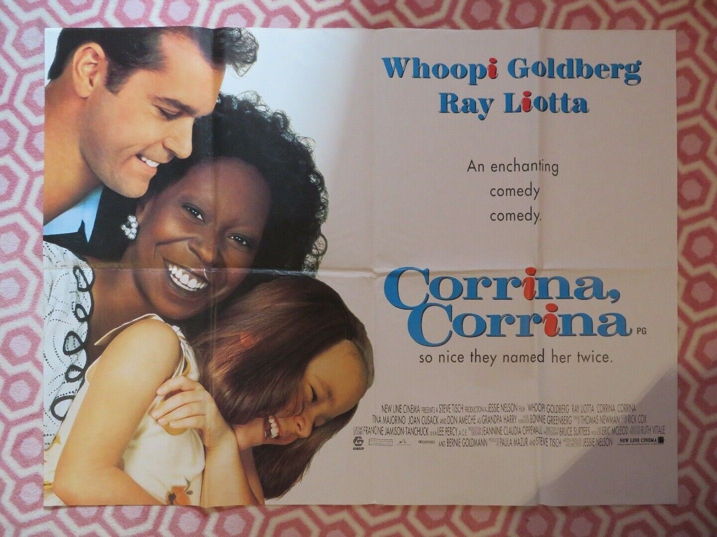 CORRINA, CORRINA BRITISH QUAD (30" x 40") POSTER WHOOPI GOLDBERG RAY LIOTA 1994 Movie posters