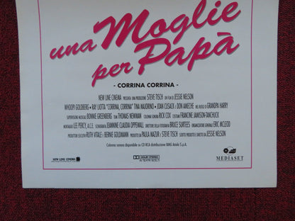CORRINA, CORRINA ITALIAN LOCANDINA POSTER WHOOPI GOLDBERG RAY LIOTTA 1994 Rendezvous Cinema Movie posters