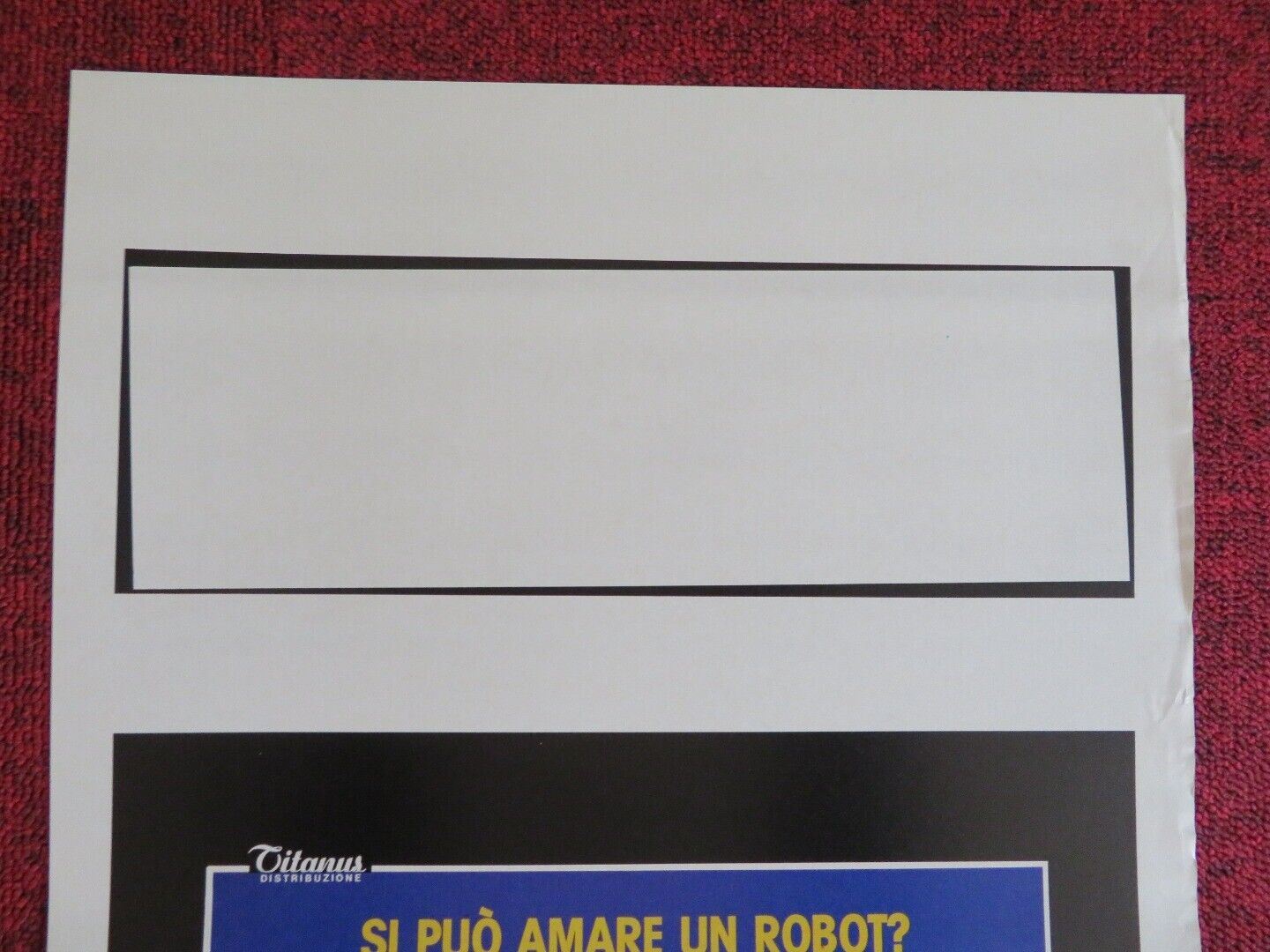 CORTO CIRCUITO / Short Circuit ITALIAN LOCANDINA (27.5"x13") POSTER 1986 - Rendezvous Cinema