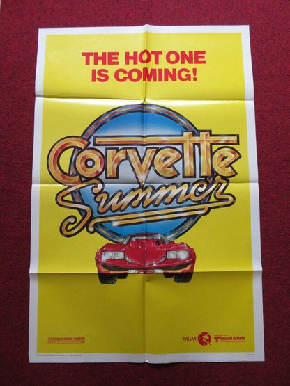 CORVETTE SUMMER FOLDED US ONE SHEET POSTER MARK HAMILL ANIIE POTTS 1978 - Rendezvous Cinema