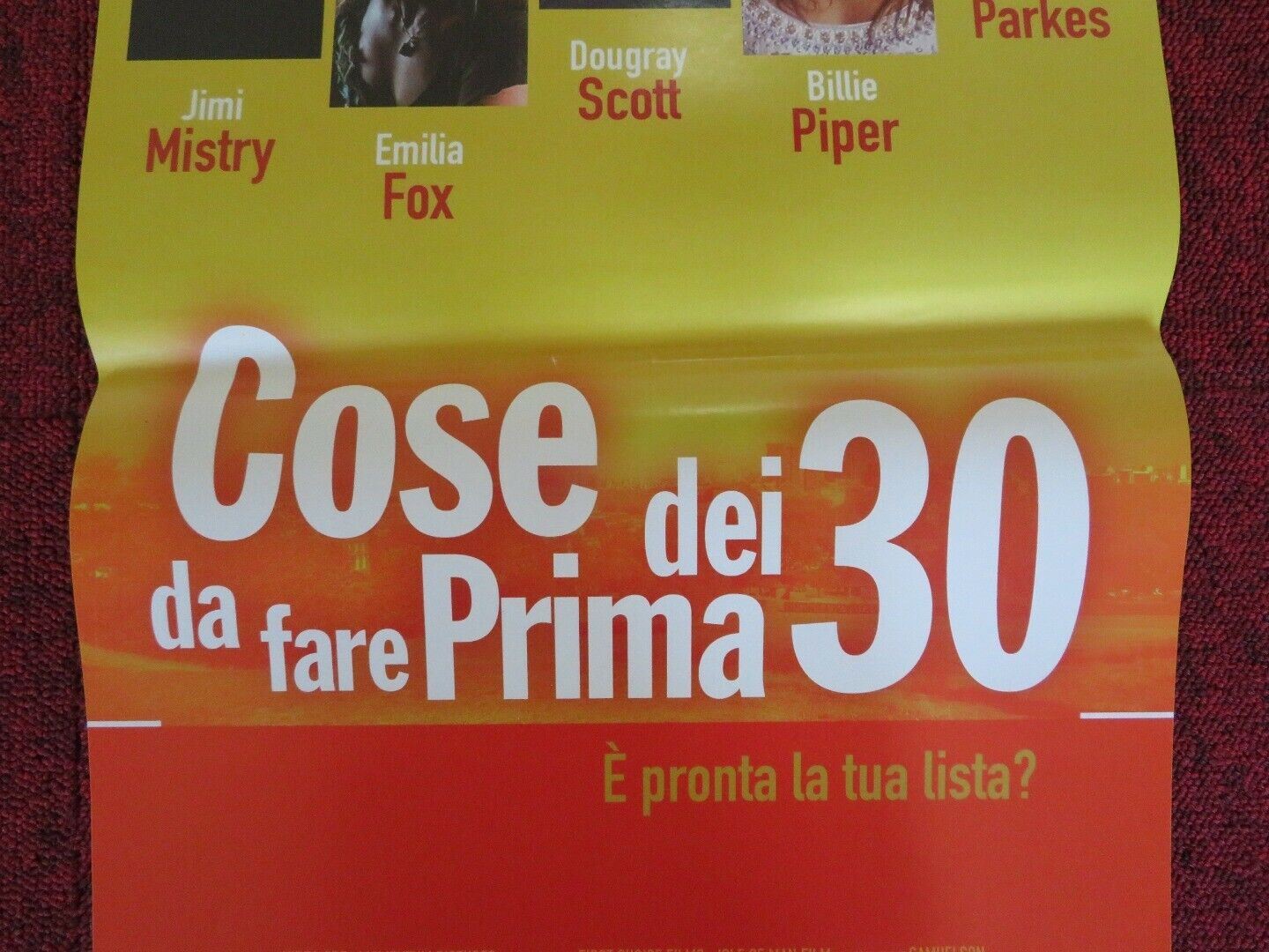 COSE DA FARE DEI PRIMA 30 ITALIAN LOCANDINA (26"x13") POSTER DOUGRAY SCOTT 2005 - Rendezvous Cinema