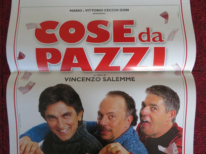 COSE DA PAZZI ITALIAN LOCANDINA (27.5"x13") POSTER VINCENZO SALEMME 2005 - Rendezvous Cinema