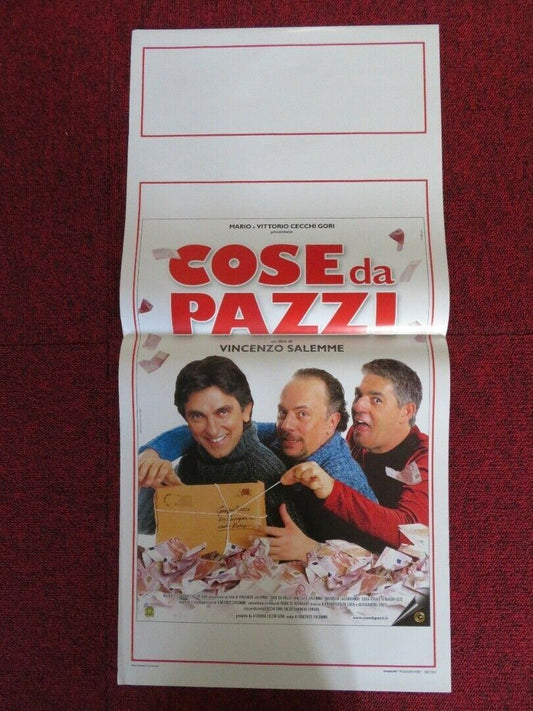 COSE DA PAZZI ITALIAN LOCANDINA (27.5"x13") POSTER VINCENZO SALEMME 2005 - Rendezvous Cinema