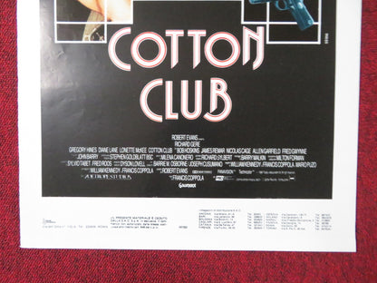 COTTON CLUB ITALIAN LOCANDINA POSTER RICHARD GERE DIANE LANE 1984 Rendezvous Cinema Movie posters