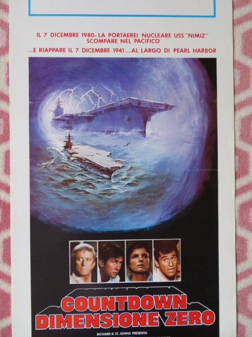 COUNTDOWN DIMESIONE ZERO ITALIAN LOCANDINA (27.5"x13") POSTER MARTIN SHEEN 1980 - Rendezvous Cinema